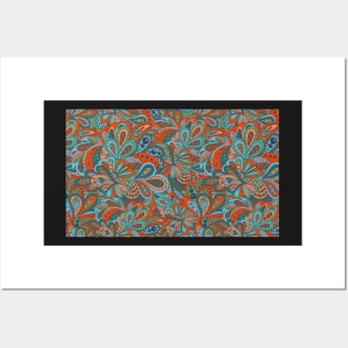 Ethnic pattern pet bandana Posters and Art